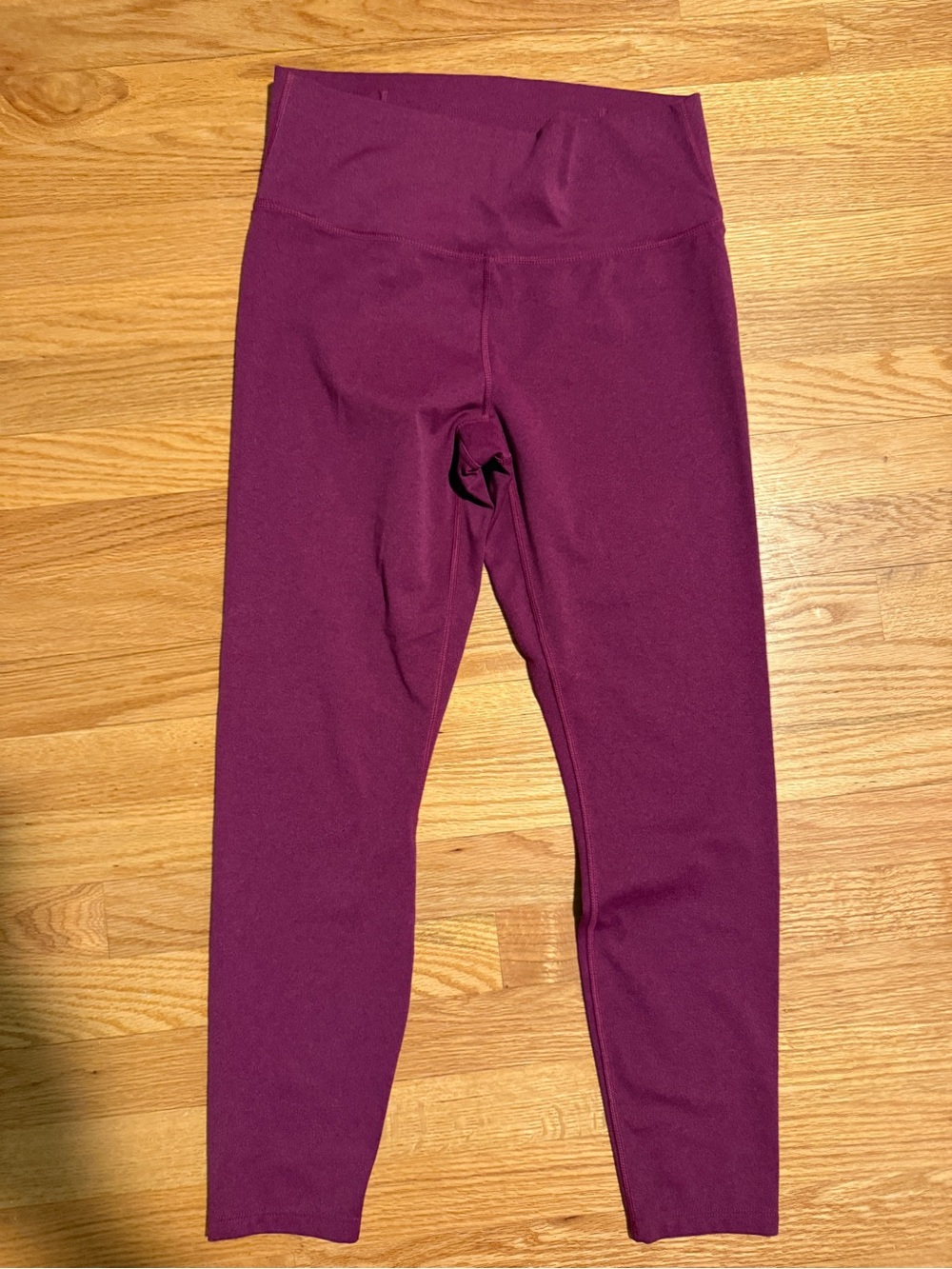 High-Waist Purple Leggings